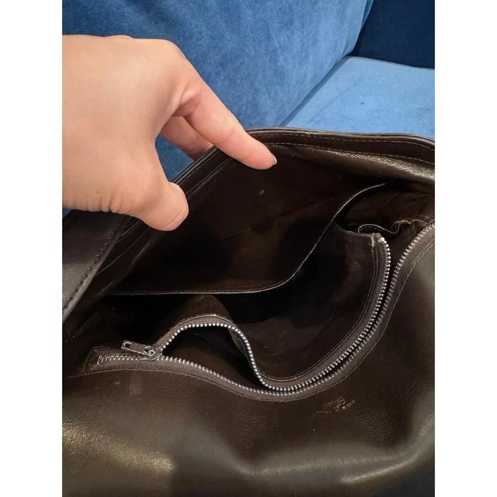 Gucci Vintage‎ Brown Leather Blondie Shoulder Bag.